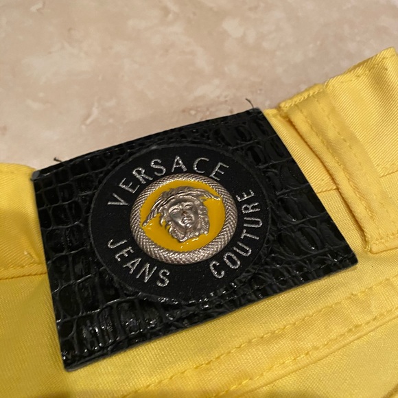 Versace Dresses & Skirts - Versace denim in yellow